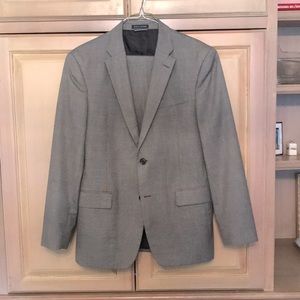 Grey Slim Fit Suit 38R Pants 32/32